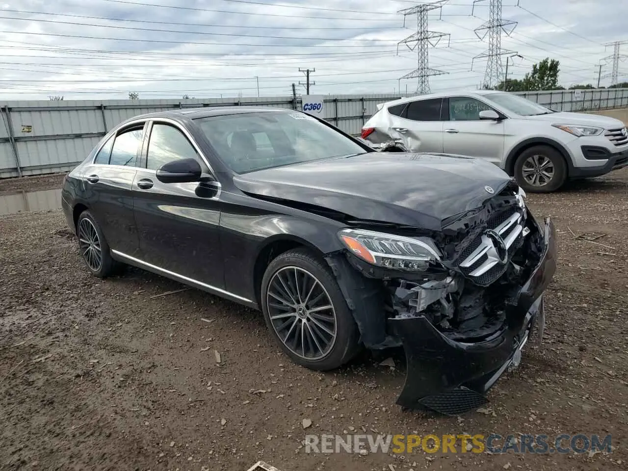 4 Photograph of a damaged car 55SWF8EB3KU313659 MERCEDES-BENZ C-CLASS 2019