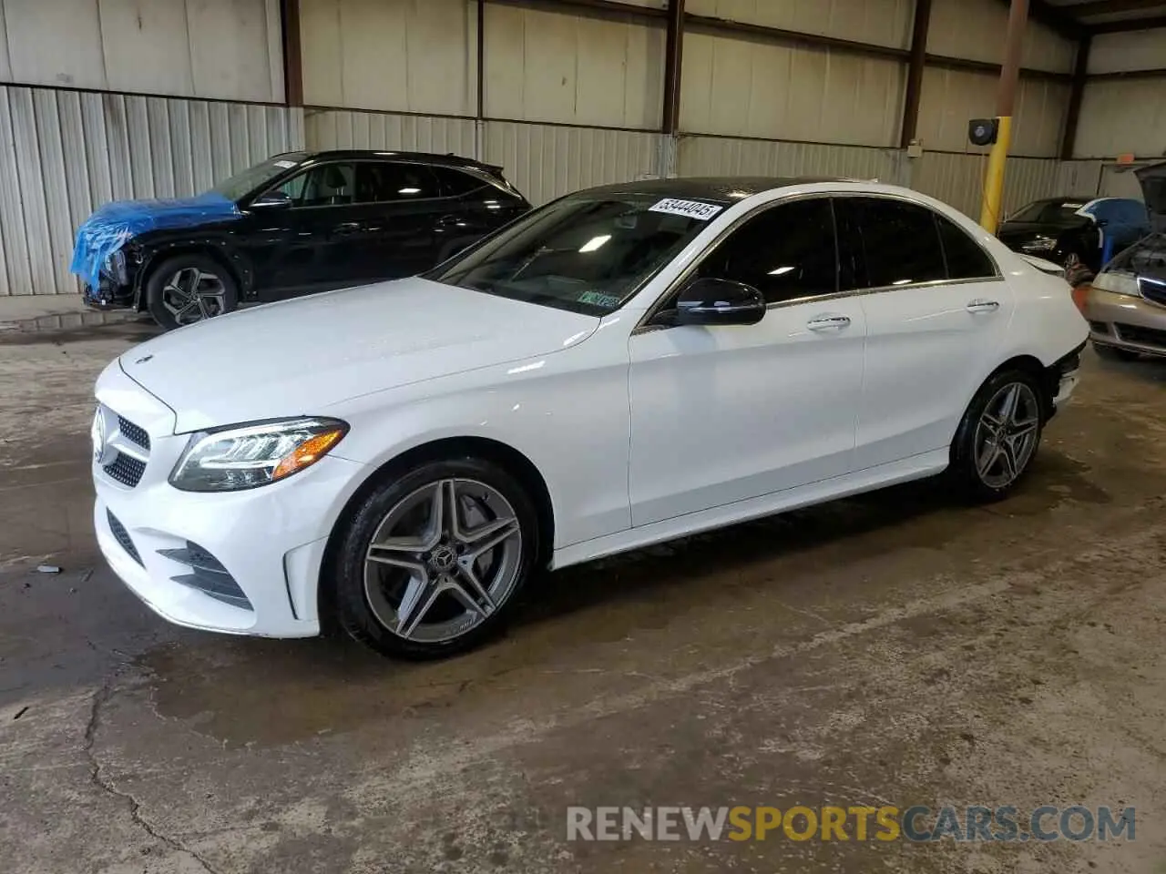 1 Photograph of a damaged car 55SWF8EB3KU314116 MERCEDES-BENZ C-CLASS 2019