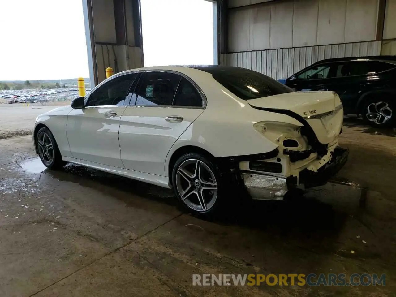2 Photograph of a damaged car 55SWF8EB3KU314116 MERCEDES-BENZ C-CLASS 2019