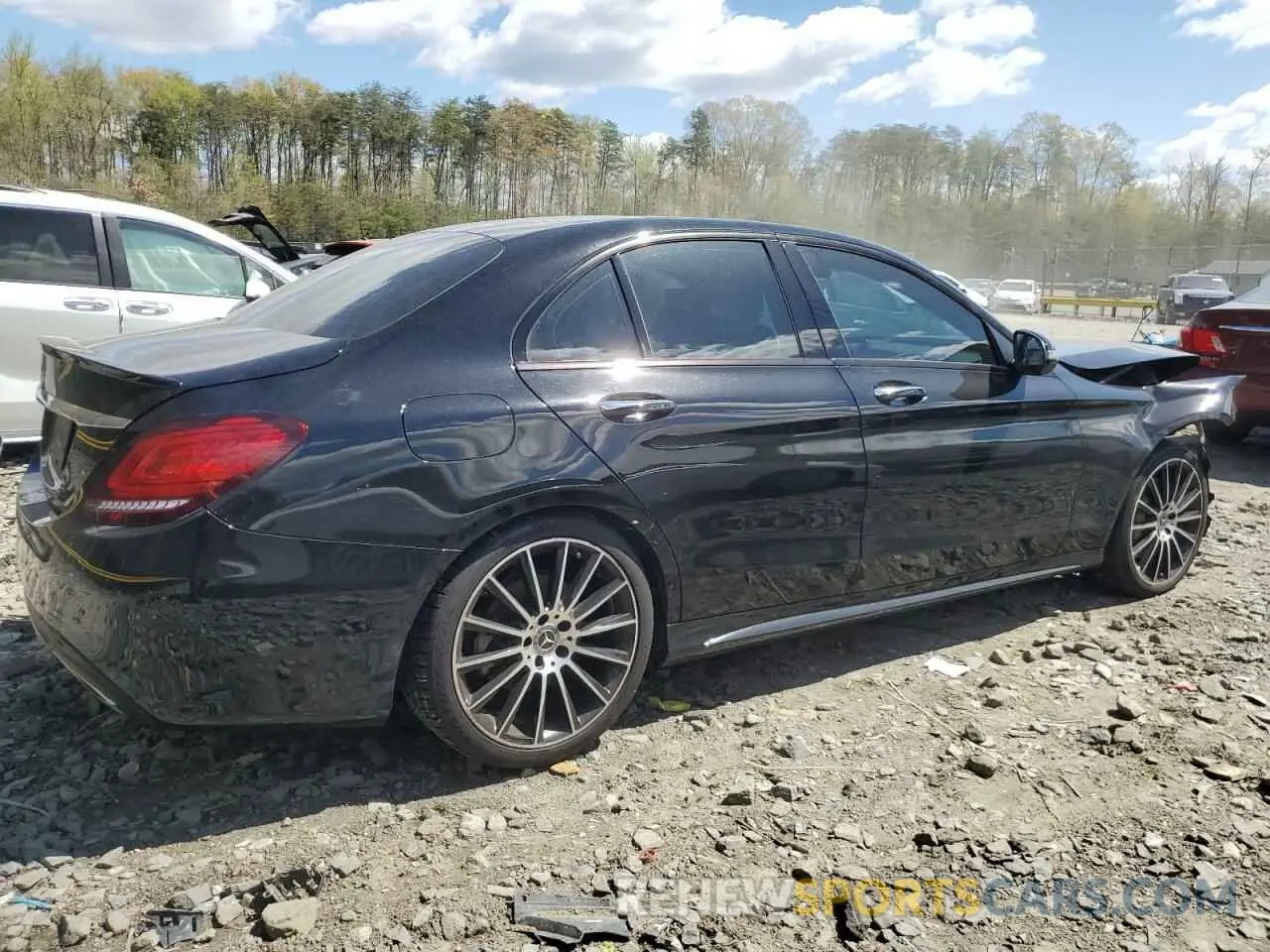 3 Photograph of a damaged car 55SWF8EB3KU322149 MERCEDES-BENZ C-CLASS 2019