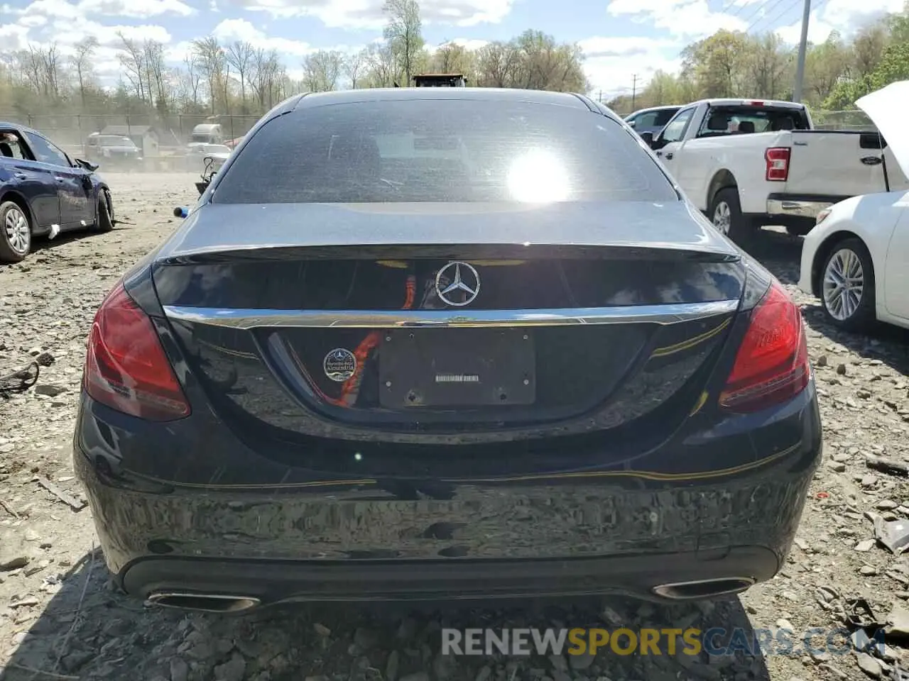6 Photograph of a damaged car 55SWF8EB3KU322149 MERCEDES-BENZ C-CLASS 2019