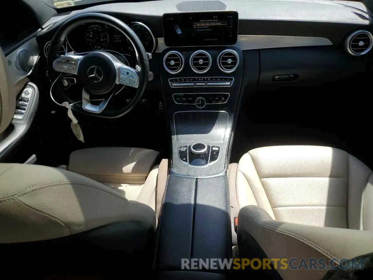 8 Photograph of a damaged car 55SWF8EB3KU322149 MERCEDES-BENZ C-CLASS 2019