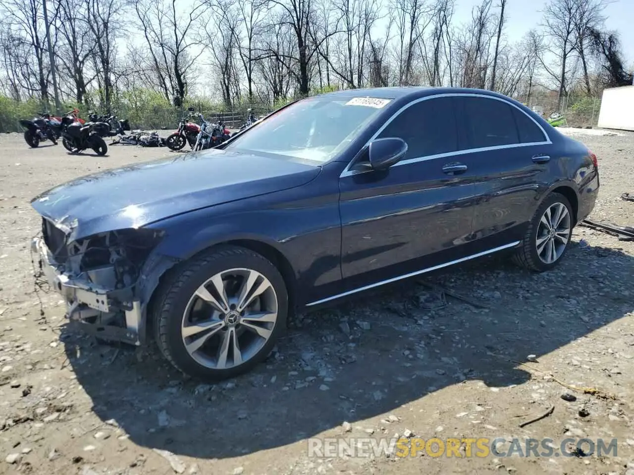 1 Photograph of a damaged car 55SWF8EB4KU286407 MERCEDES-BENZ C-CLASS 2019