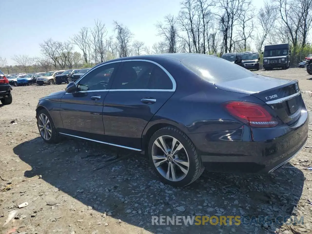 2 Photograph of a damaged car 55SWF8EB4KU286407 MERCEDES-BENZ C-CLASS 2019