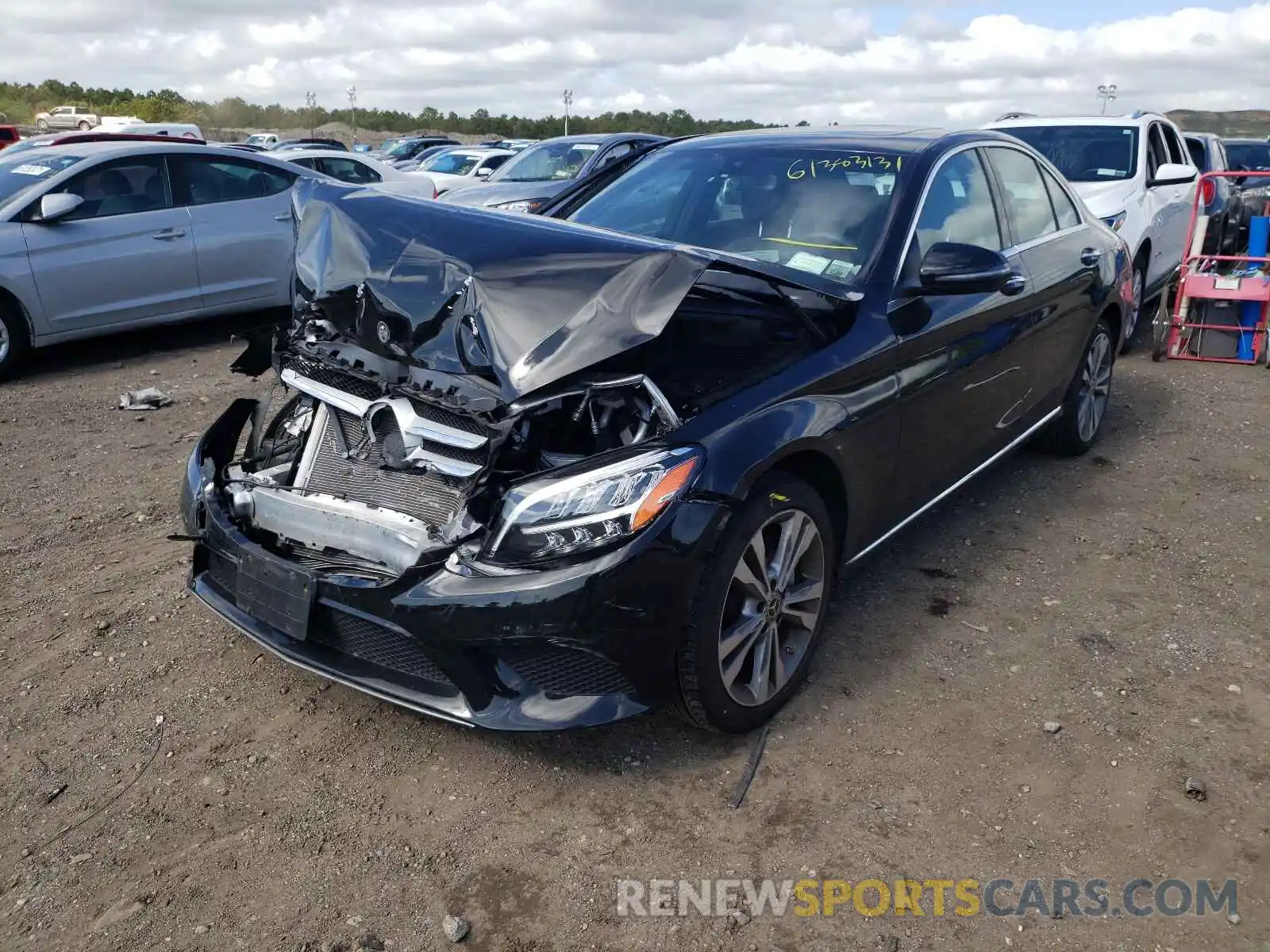 2 Photograph of a damaged car 55SWF8EB4KU306669 MERCEDES-BENZ C-CLASS 2019