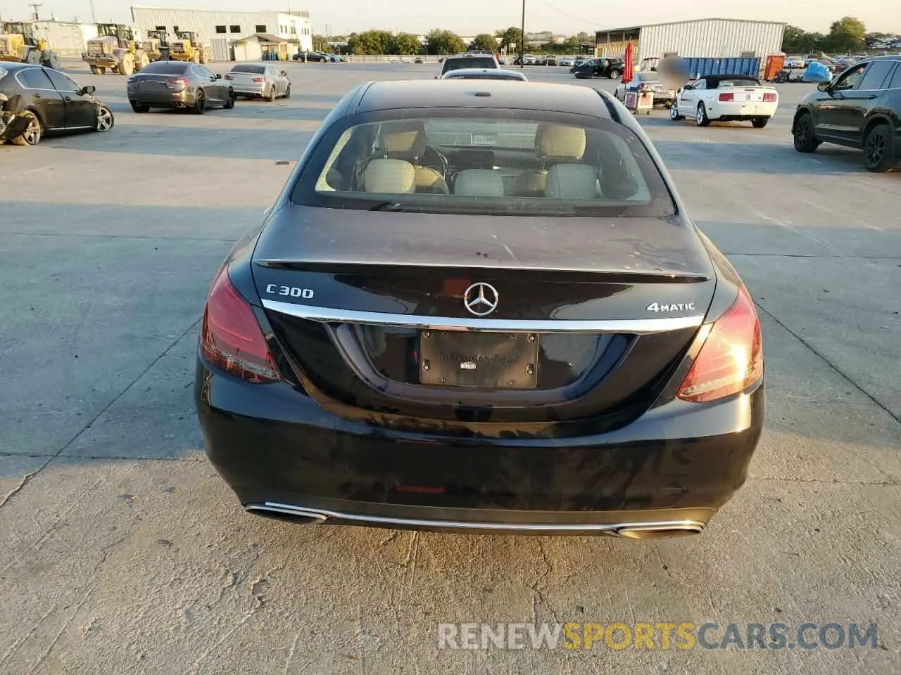 6 Photograph of a damaged car 55SWF8EB5KU287114 MERCEDES-BENZ C-CLASS 2019