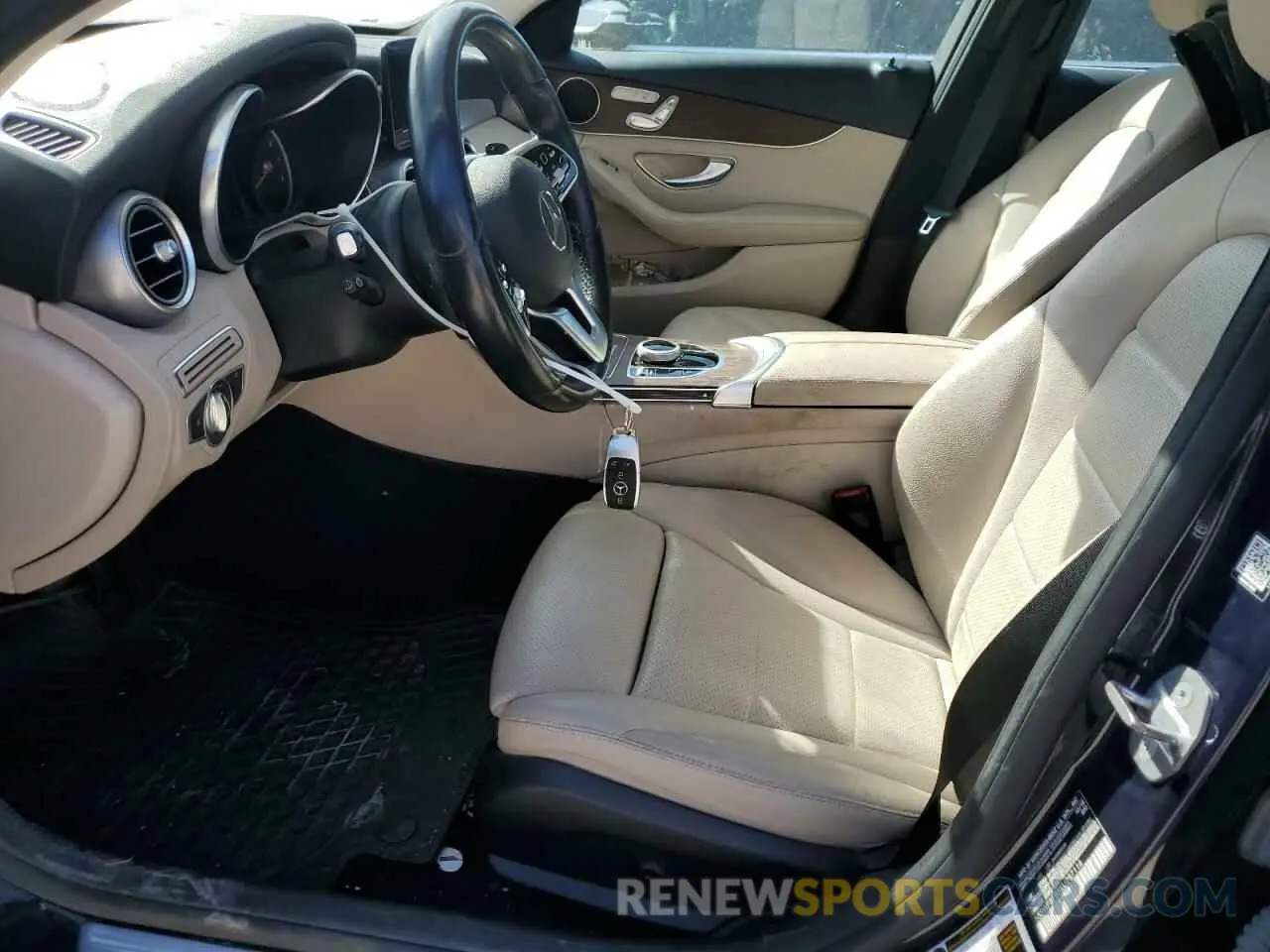 7 Photograph of a damaged car 55SWF8EB5KU287114 MERCEDES-BENZ C-CLASS 2019