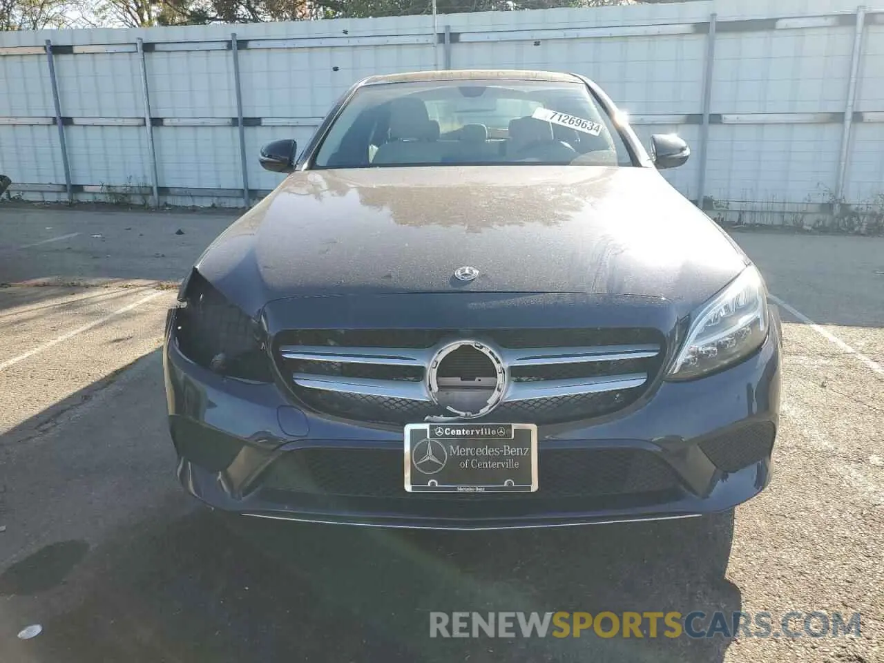 5 Photograph of a damaged car 55SWF8EB5KU287257 MERCEDES-BENZ C-CLASS 2019