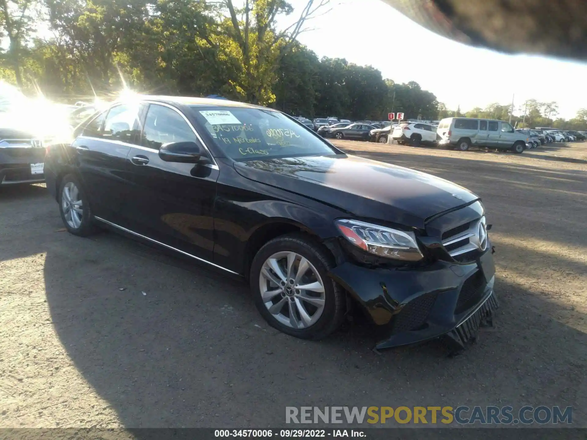 1 Photograph of a damaged car 55SWF8EB5KU288151 MERCEDES-BENZ C-CLASS 2019