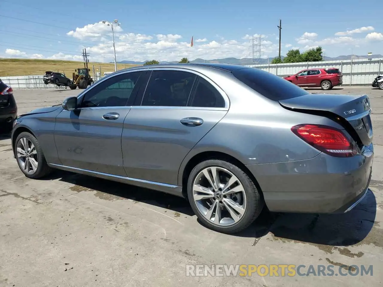 2 Photograph of a damaged car 55SWF8EB5KU290224 MERCEDES-BENZ C-CLASS 2019