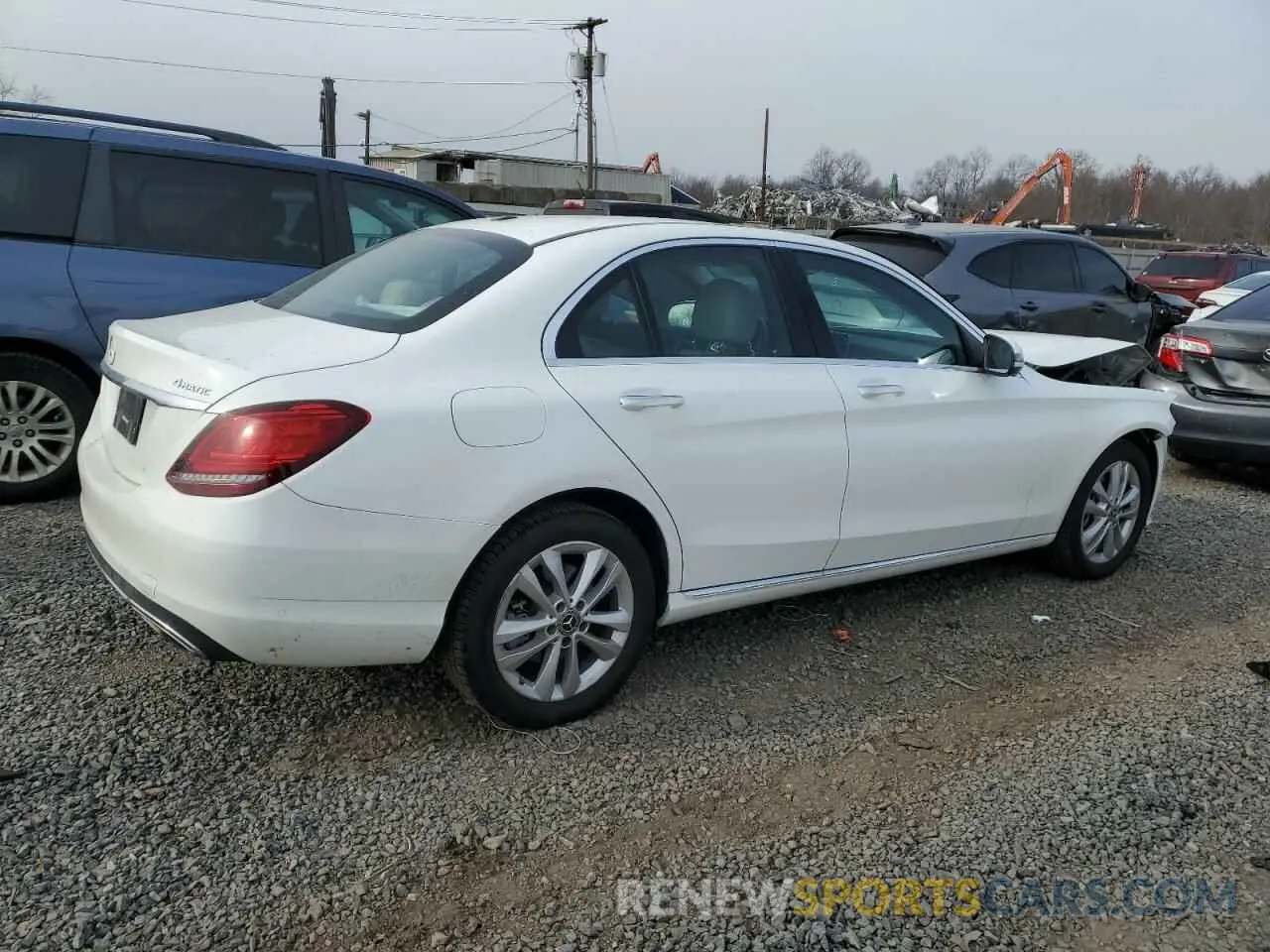 3 Photograph of a damaged car 55SWF8EB5KU305563 MERCEDES-BENZ C-CLASS 2019