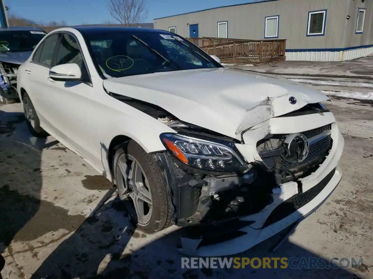 1 Photograph of a damaged car 55SWF8EB5KU306390 MERCEDES-BENZ C-CLASS 2019