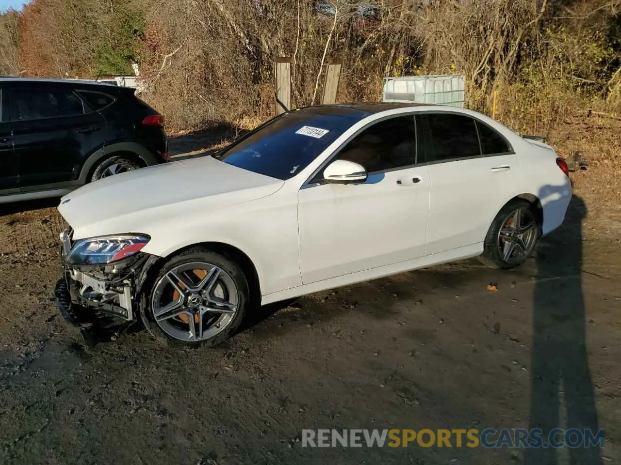 1 Photograph of a damaged car 55SWF8EB5KU311105 MERCEDES-BENZ C-CLASS 2019