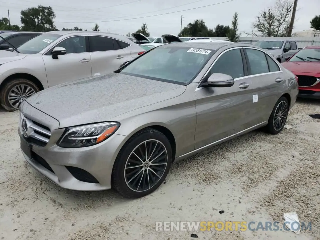 1 Photograph of a damaged car 55SWF8EB6KU283010 MERCEDES-BENZ C-CLASS 2019