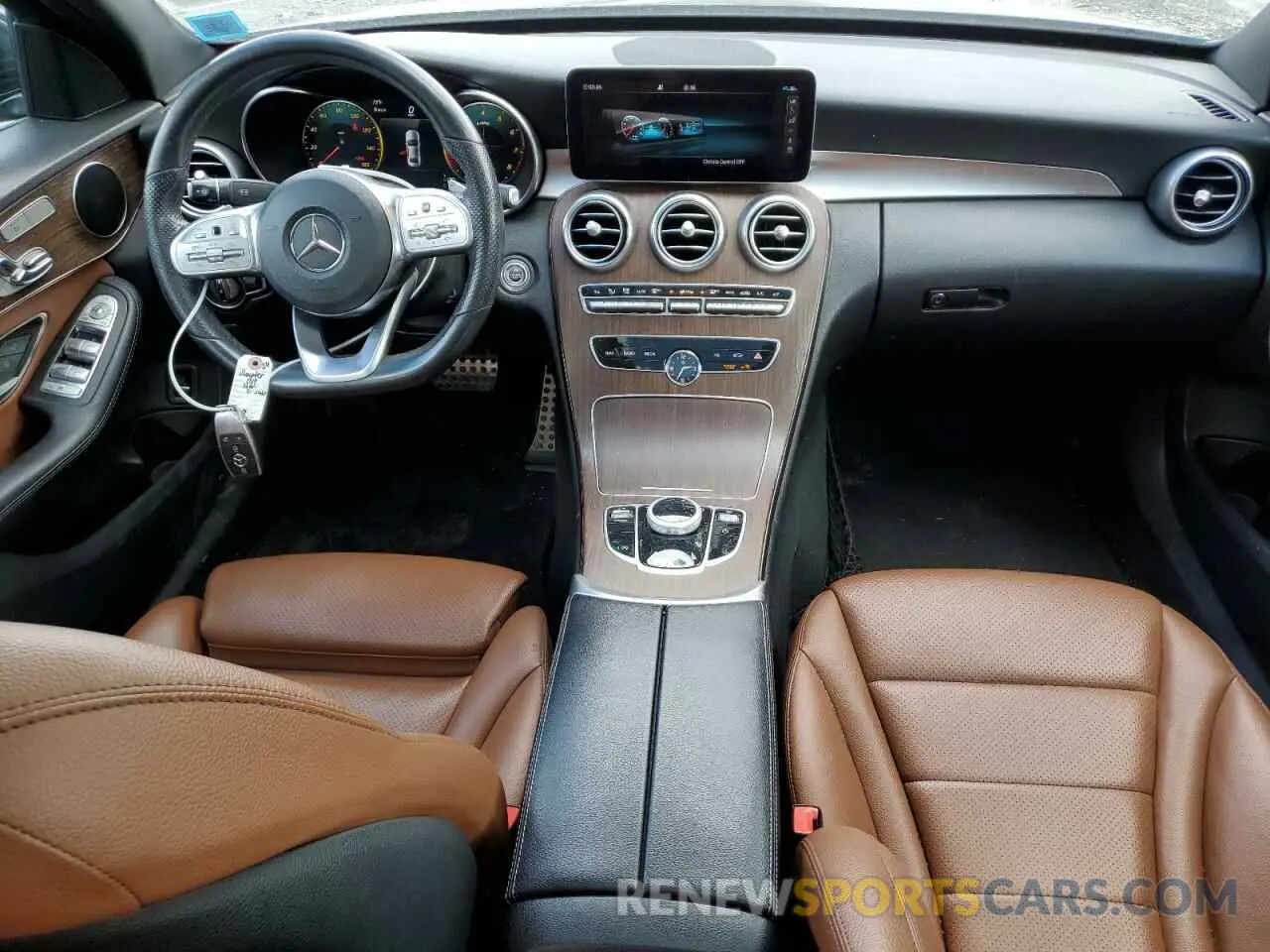 8 Photograph of a damaged car 55SWF8EB6KU292709 MERCEDES-BENZ C-CLASS 2019