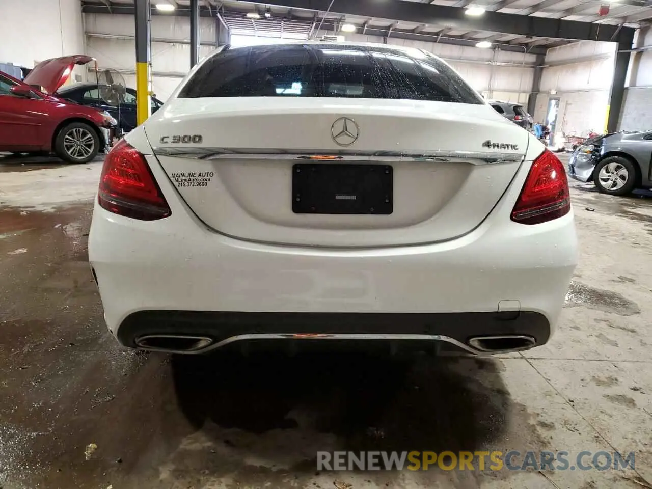 6 Photograph of a damaged car 55SWF8EB6KU302753 MERCEDES-BENZ C-CLASS 2019