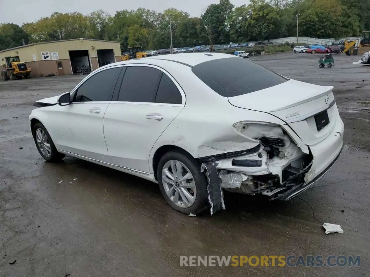 2 Photograph of a damaged car 55SWF8EB7KU299314 MERCEDES-BENZ C-CLASS 2019