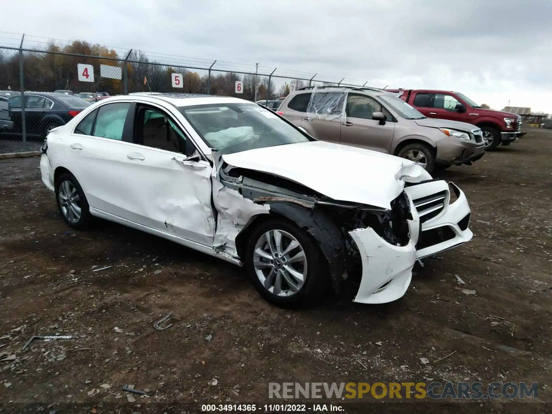 1 Photograph of a damaged car 55SWF8EB7KU305466 MERCEDES-BENZ C-CLASS 2019