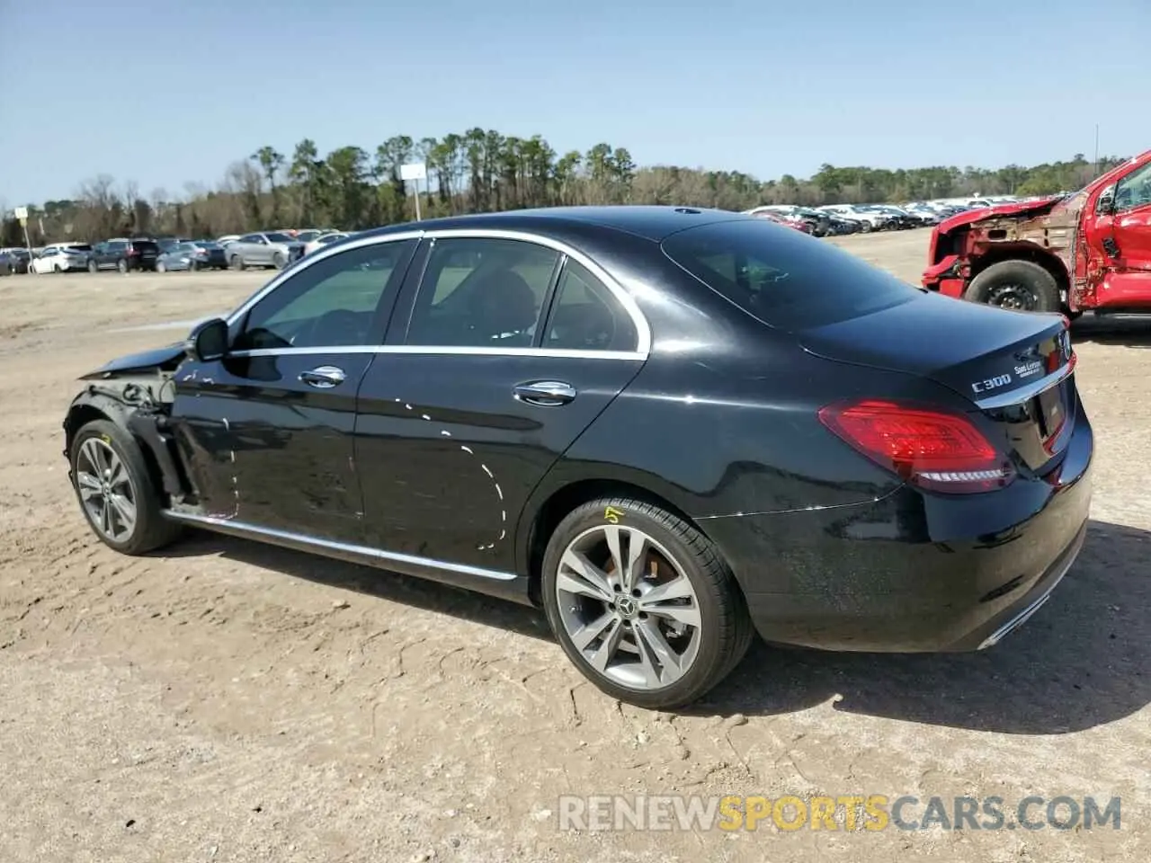 2 Photograph of a damaged car 55SWF8EB7KU311851 MERCEDES-BENZ C-CLASS 2019