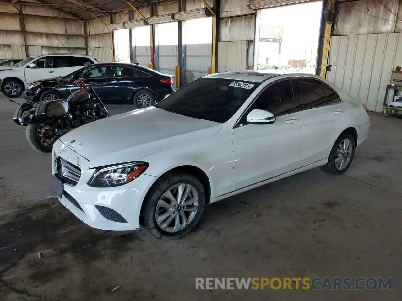 1 Photograph of a damaged car 55SWF8EB7KU317875 MERCEDES-BENZ C-CLASS 2019