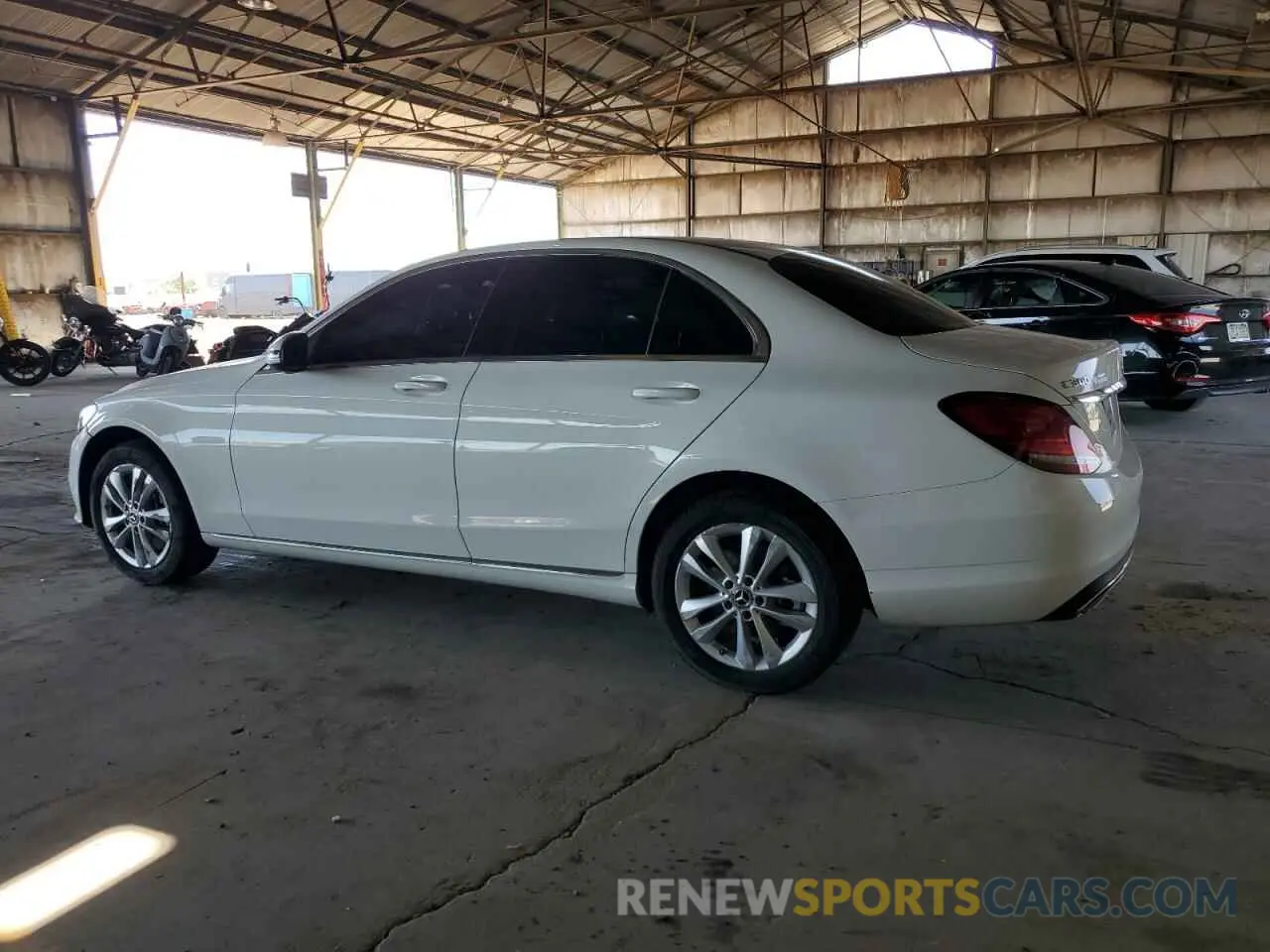 2 Photograph of a damaged car 55SWF8EB7KU317875 MERCEDES-BENZ C-CLASS 2019