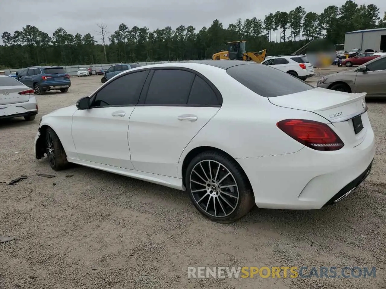 2 Photograph of a damaged car 55SWF8EB7KU322350 MERCEDES-BENZ C-CLASS 2019
