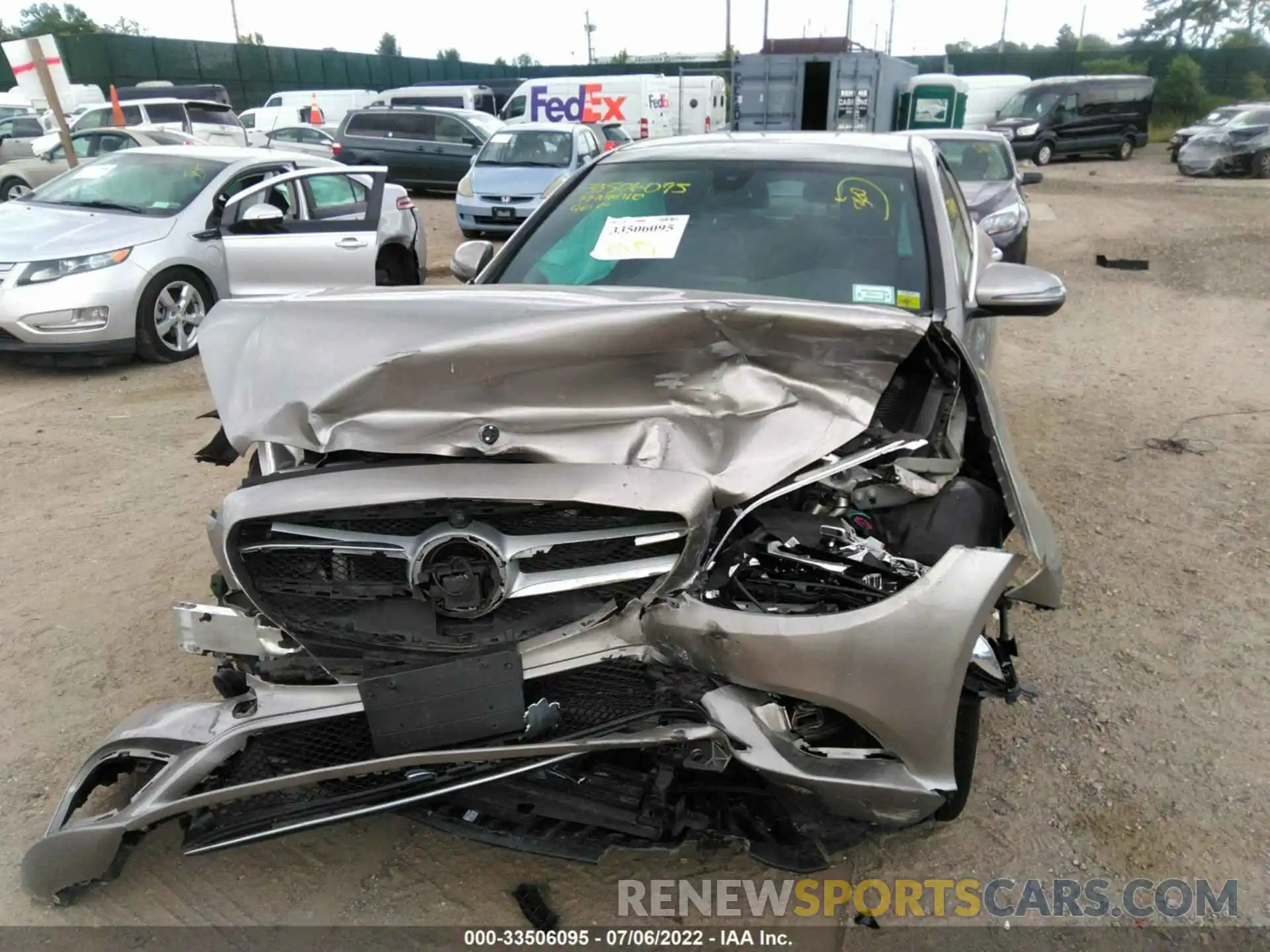 6 Photograph of a damaged car 55SWF8EB9KU284443 MERCEDES-BENZ C-CLASS 2019