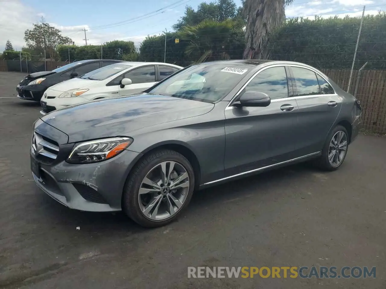 1 Photograph of a damaged car 55SWF8EB9KU291263 MERCEDES-BENZ C-CLASS 2019