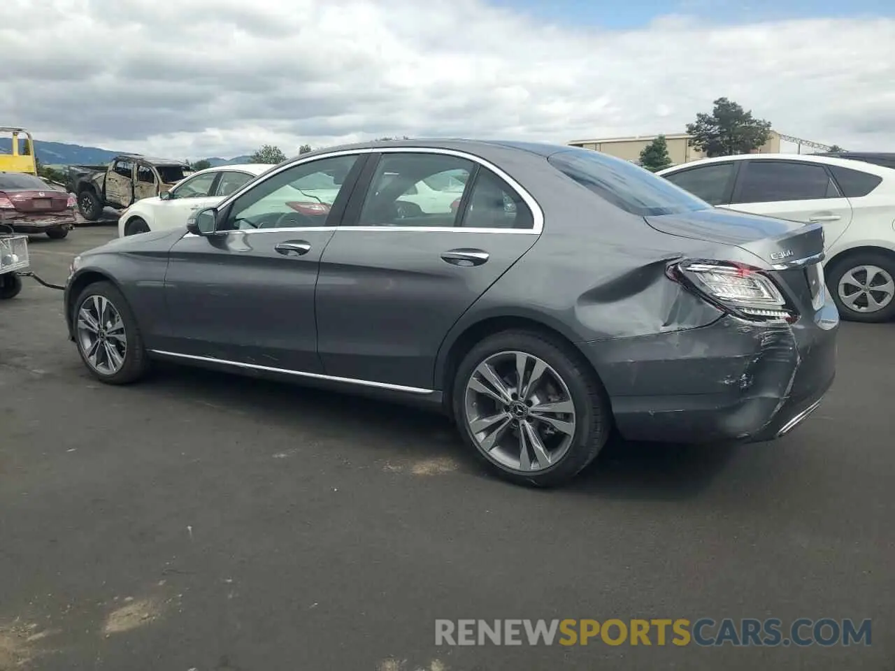 2 Photograph of a damaged car 55SWF8EB9KU291263 MERCEDES-BENZ C-CLASS 2019
