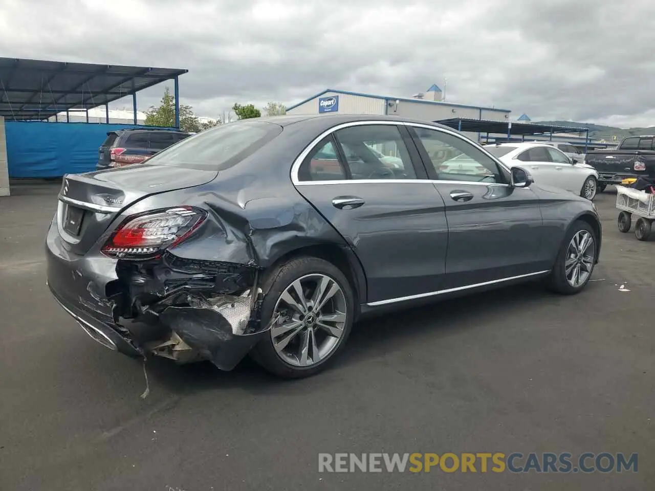 3 Photograph of a damaged car 55SWF8EB9KU291263 MERCEDES-BENZ C-CLASS 2019
