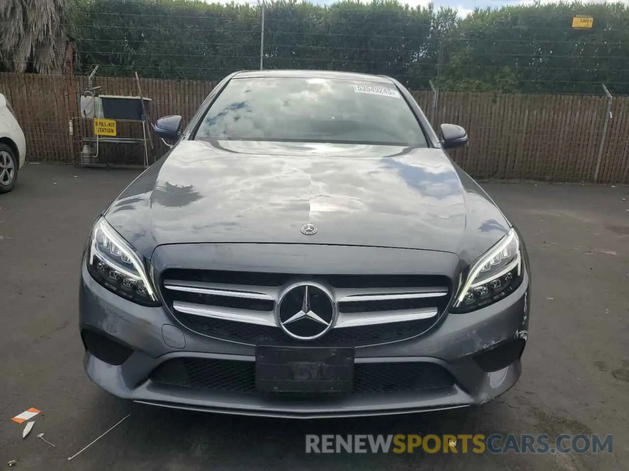 5 Photograph of a damaged car 55SWF8EB9KU291263 MERCEDES-BENZ C-CLASS 2019