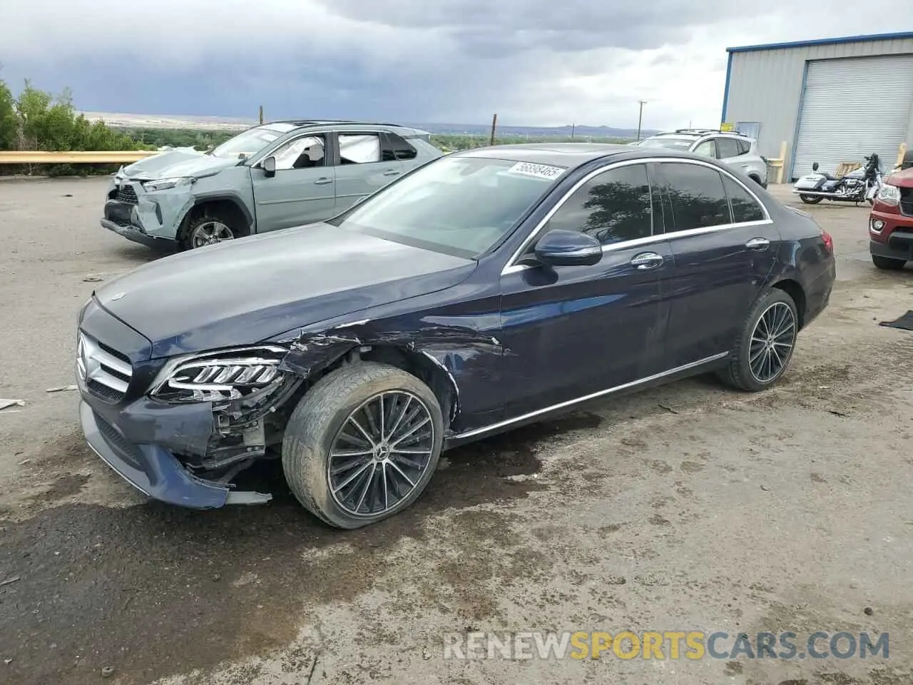 1 Photograph of a damaged car 55SWF8EB9KU292879 MERCEDES-BENZ C-CLASS 2019