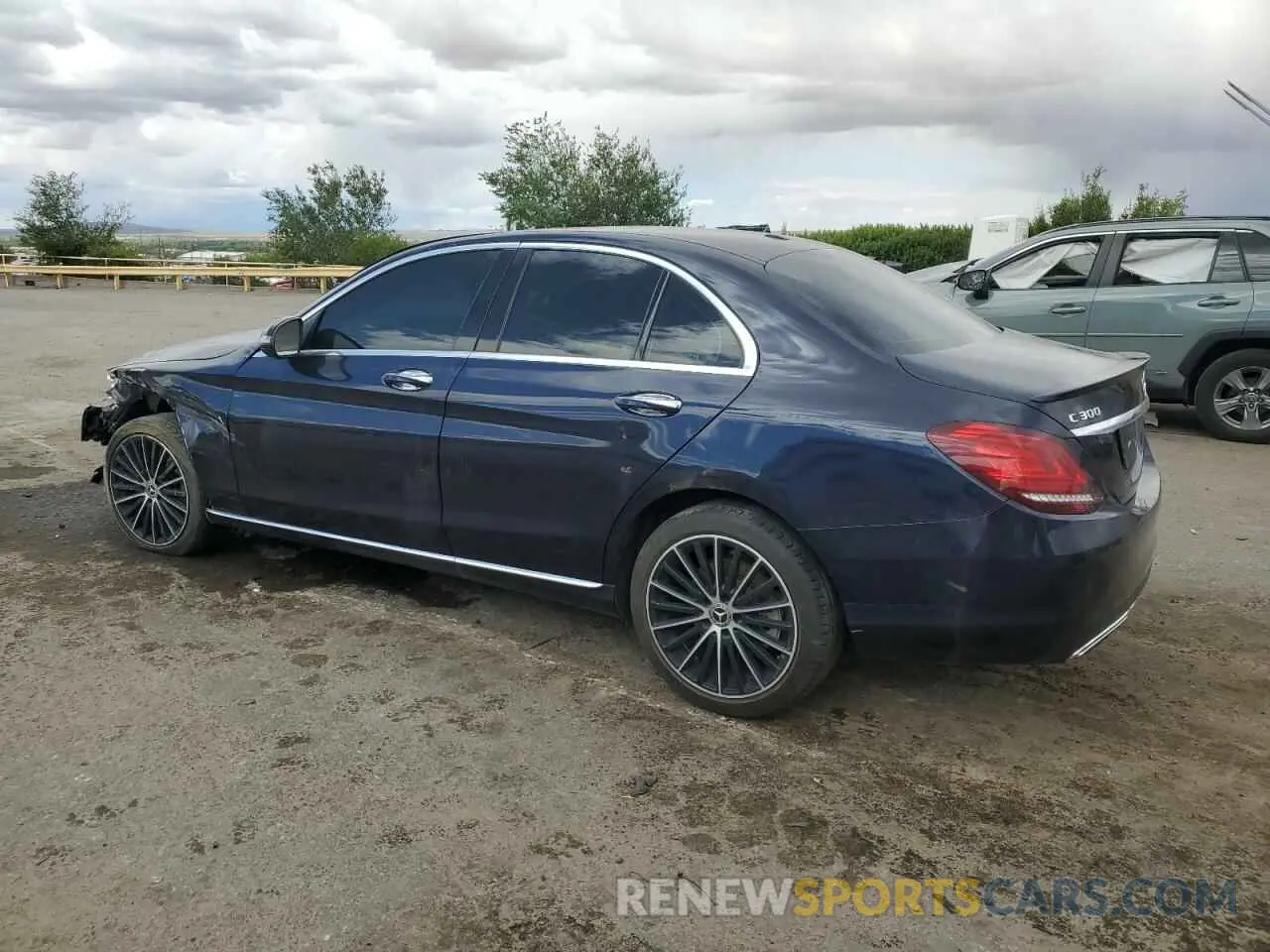 2 Photograph of a damaged car 55SWF8EB9KU292879 MERCEDES-BENZ C-CLASS 2019
