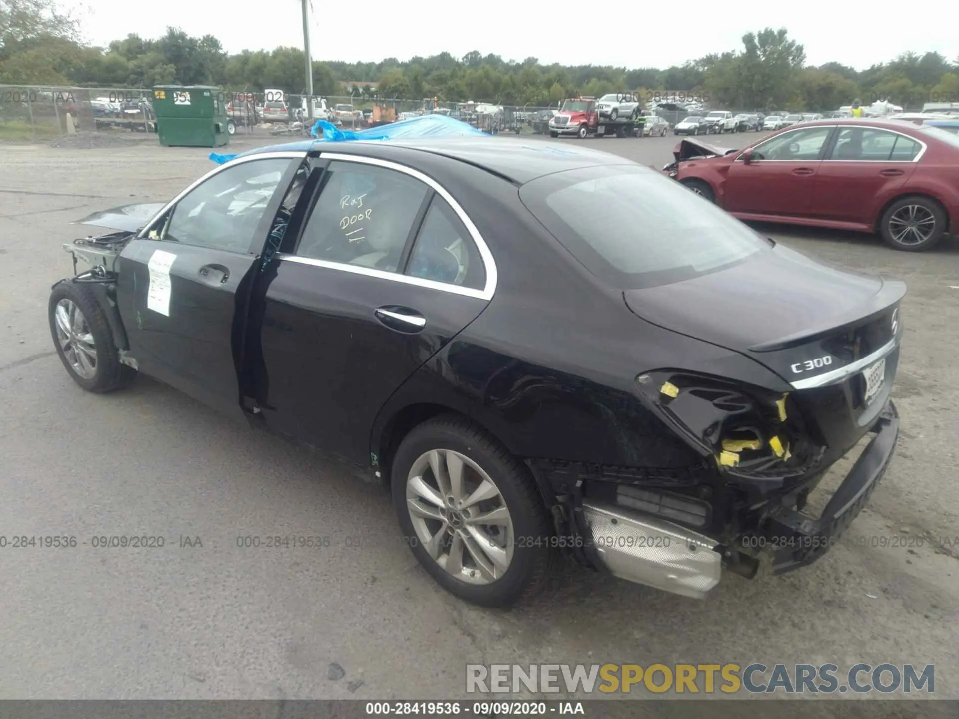 3 Photograph of a damaged car 55SWF8EB9KU307249 MERCEDES-BENZ C-CLASS 2019