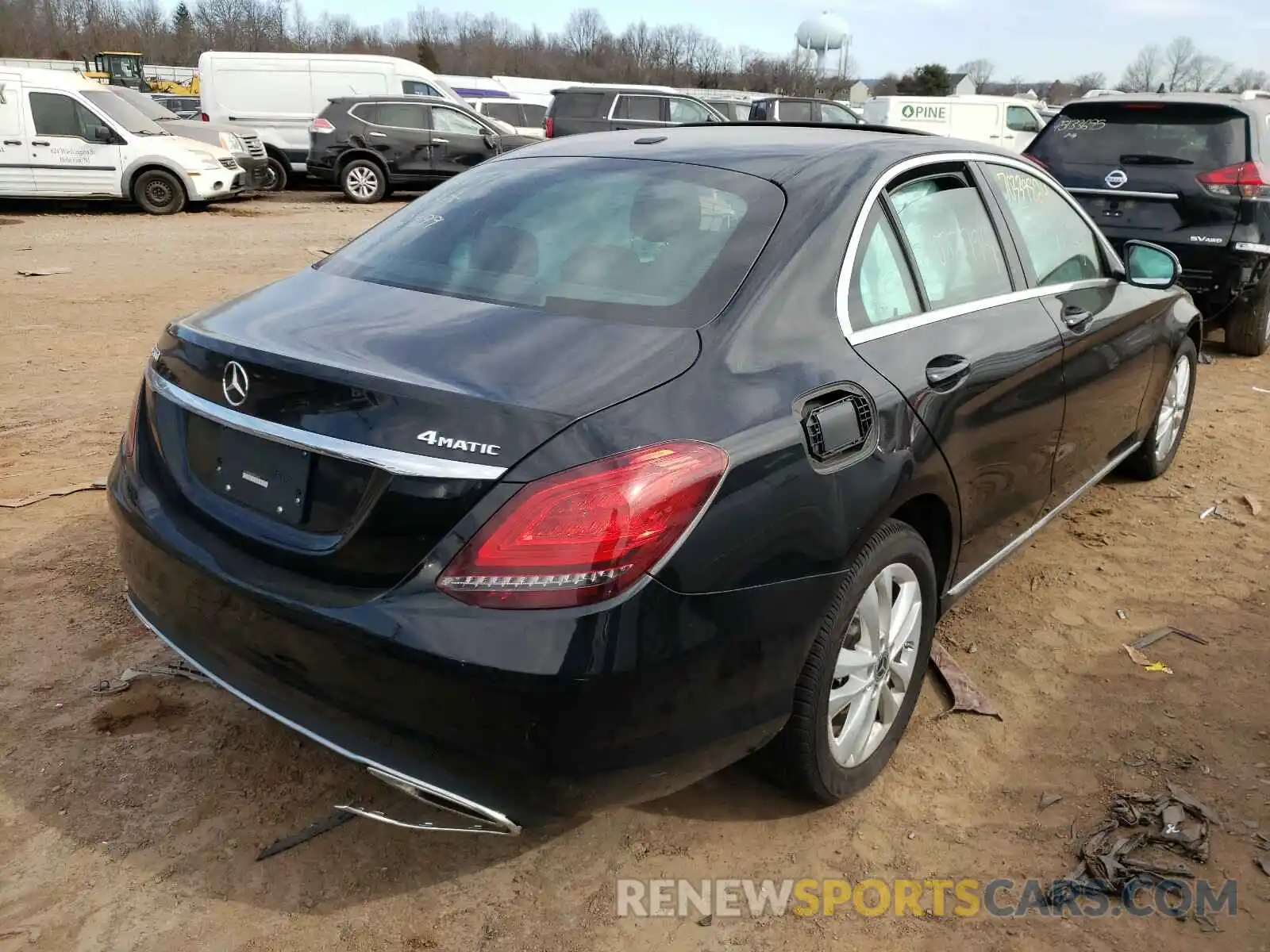 4 Photograph of a damaged car 55SWF8EB9KU315643 MERCEDES-BENZ C CLASS 2019