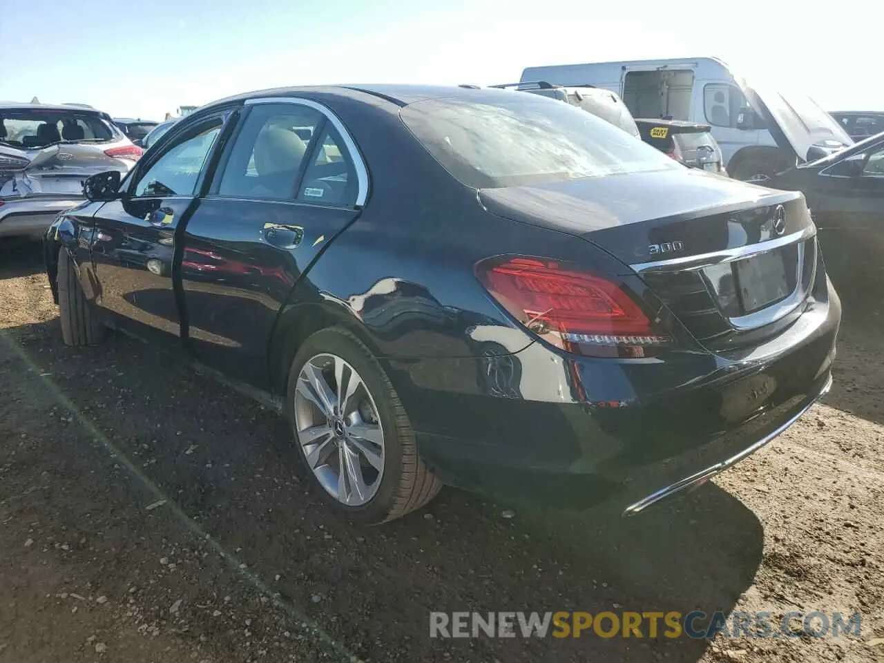 2 Photograph of a damaged car 55SWF8EBXKU285584 MERCEDES-BENZ C-CLASS 2019