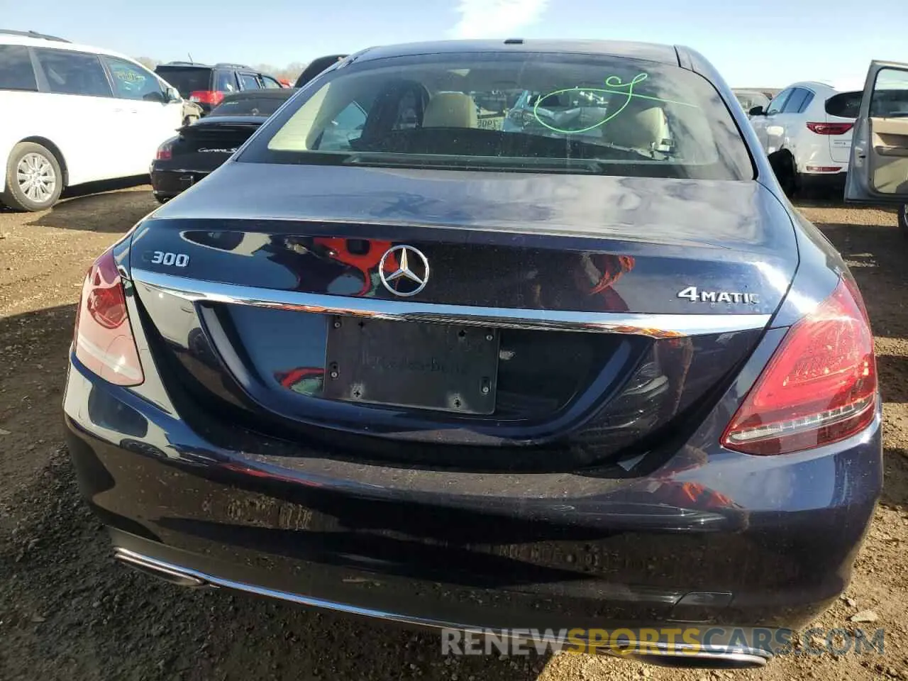 6 Photograph of a damaged car 55SWF8EBXKU285584 MERCEDES-BENZ C-CLASS 2019