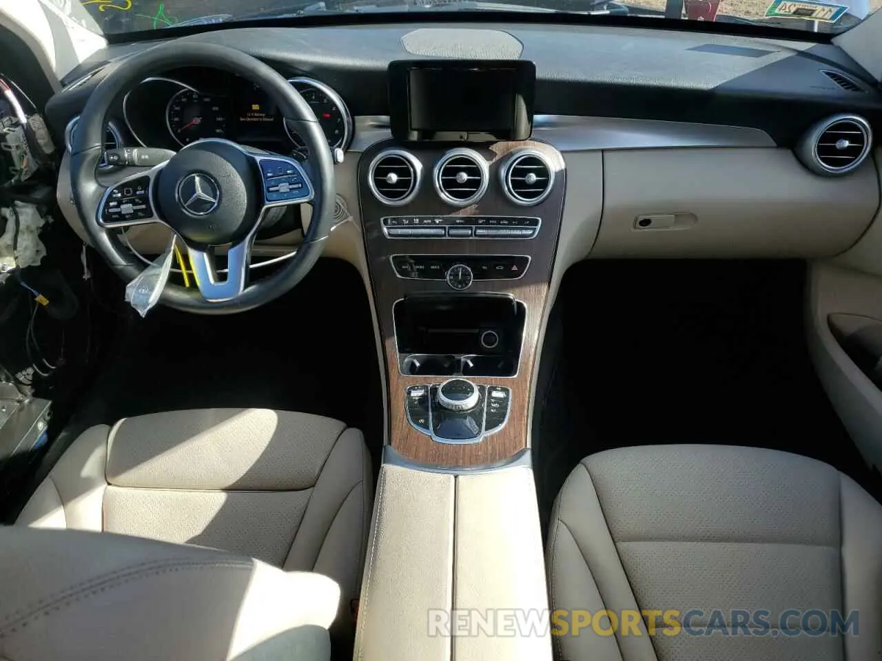 8 Photograph of a damaged car 55SWF8EBXKU285584 MERCEDES-BENZ C-CLASS 2019