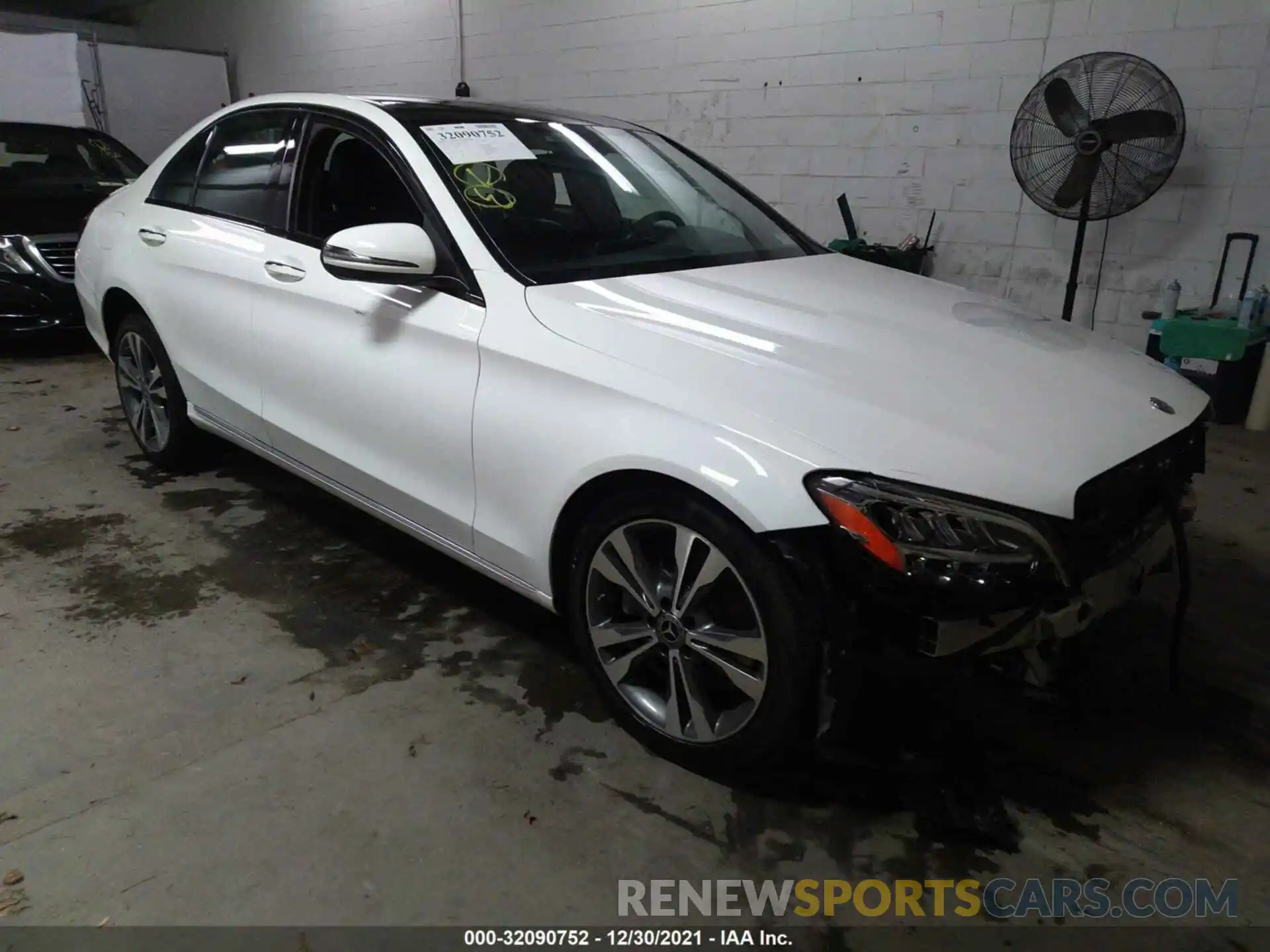 1 Photograph of a damaged car 55SWF8EBXKU285794 MERCEDES-BENZ C-CLASS 2019