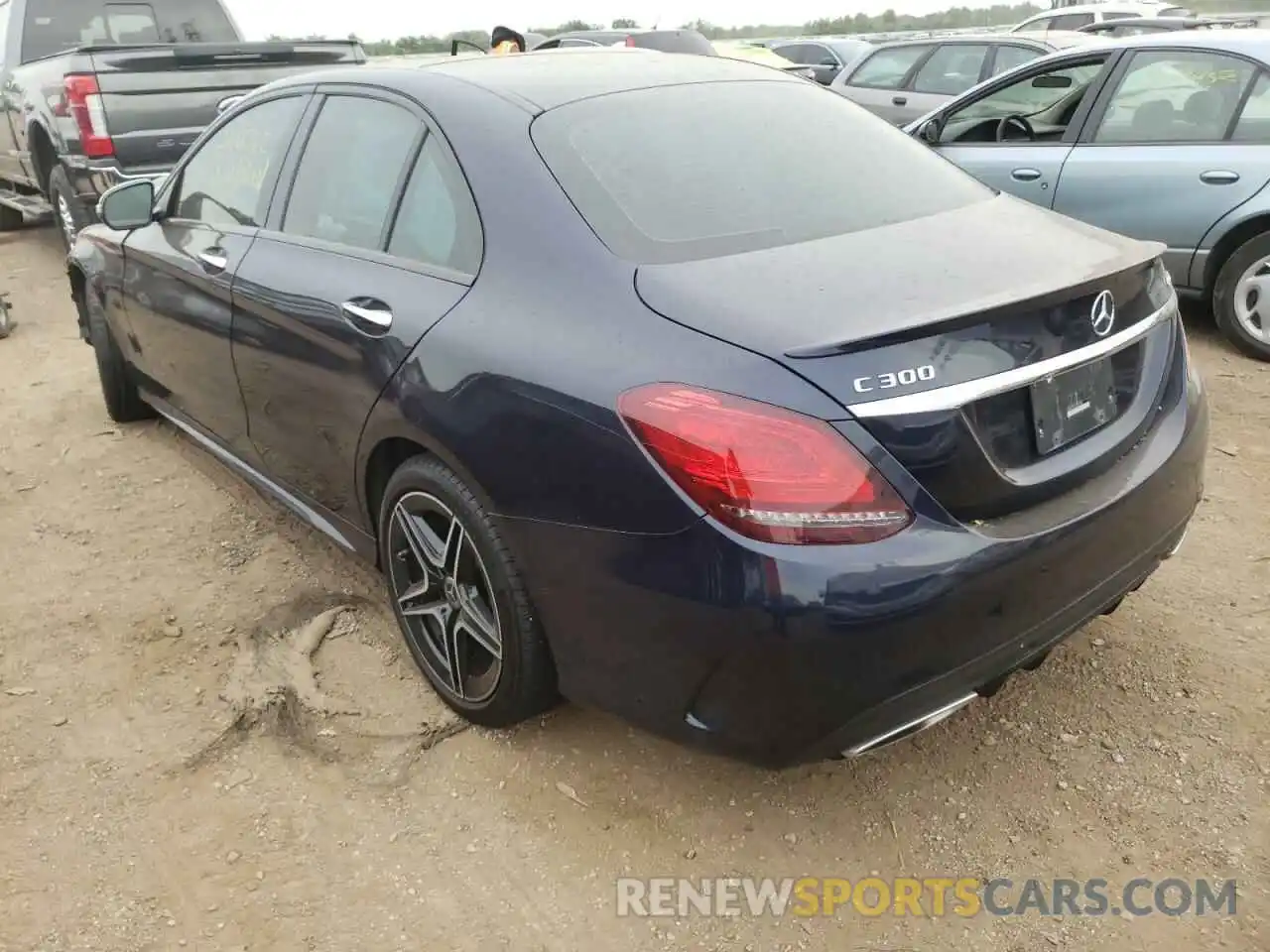 3 Photograph of a damaged car 55SWF8EBXKU293619 MERCEDES-BENZ C-CLASS 2019