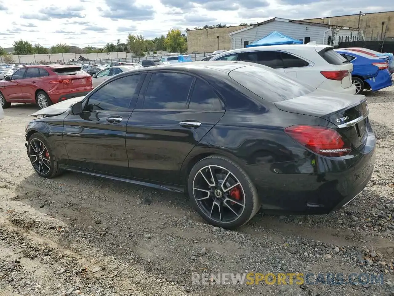 2 Photograph of a damaged car 55SWF8EBXKU299162 MERCEDES-BENZ C-CLASS 2019