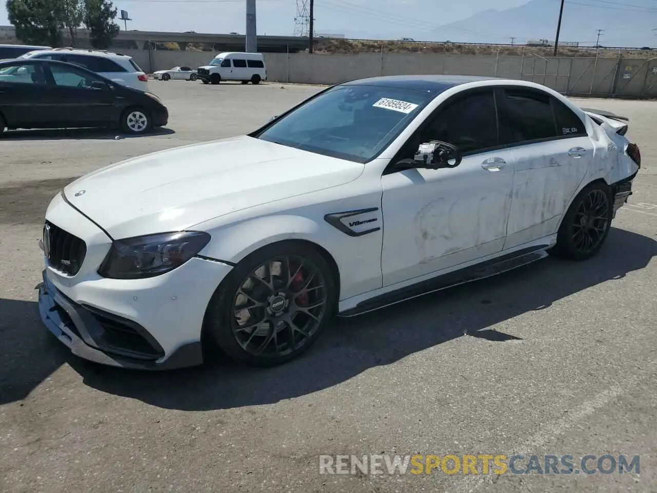 1 Photograph of a damaged car 55SWF8HB4KU318297 MERCEDES-BENZ C-CLASS 2019