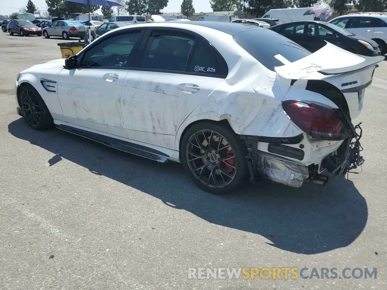 2 Photograph of a damaged car 55SWF8HB4KU318297 MERCEDES-BENZ C-CLASS 2019
