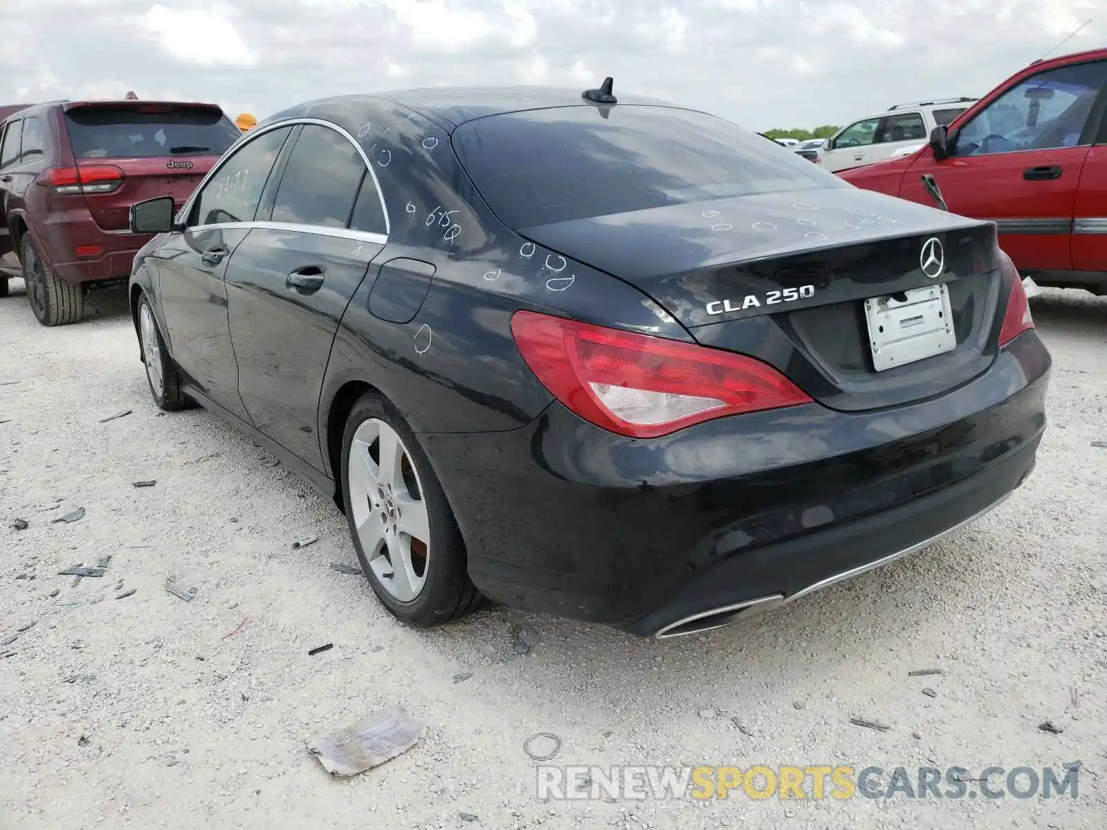 3 Photograph of a damaged car WDDSJ4EB0KN739355 MERCEDES-BENZ C CLASS 2019