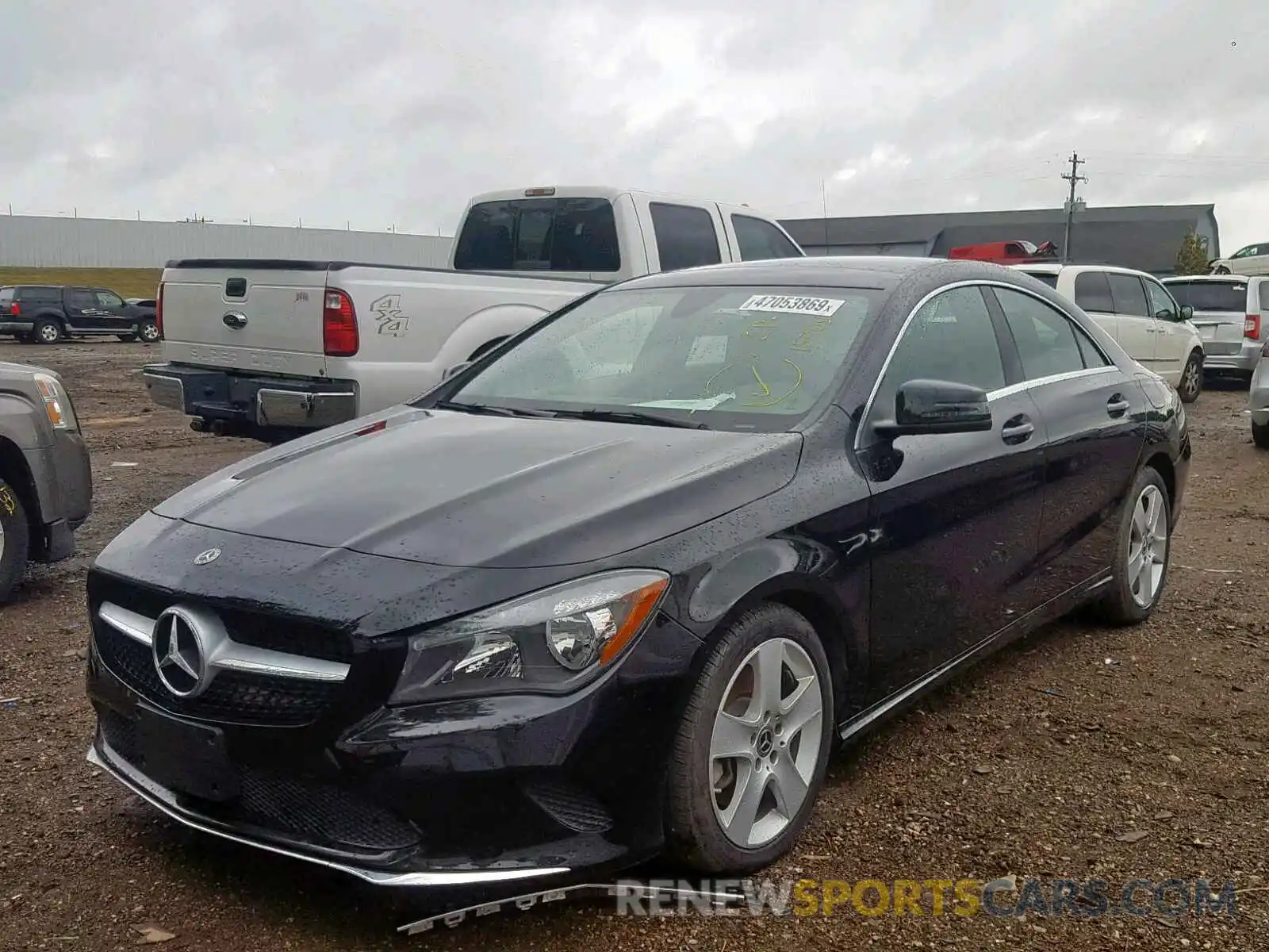 2 Photograph of a damaged car WDDSJ4EB1KN698850 MERCEDES-BENZ C CLASS 2019