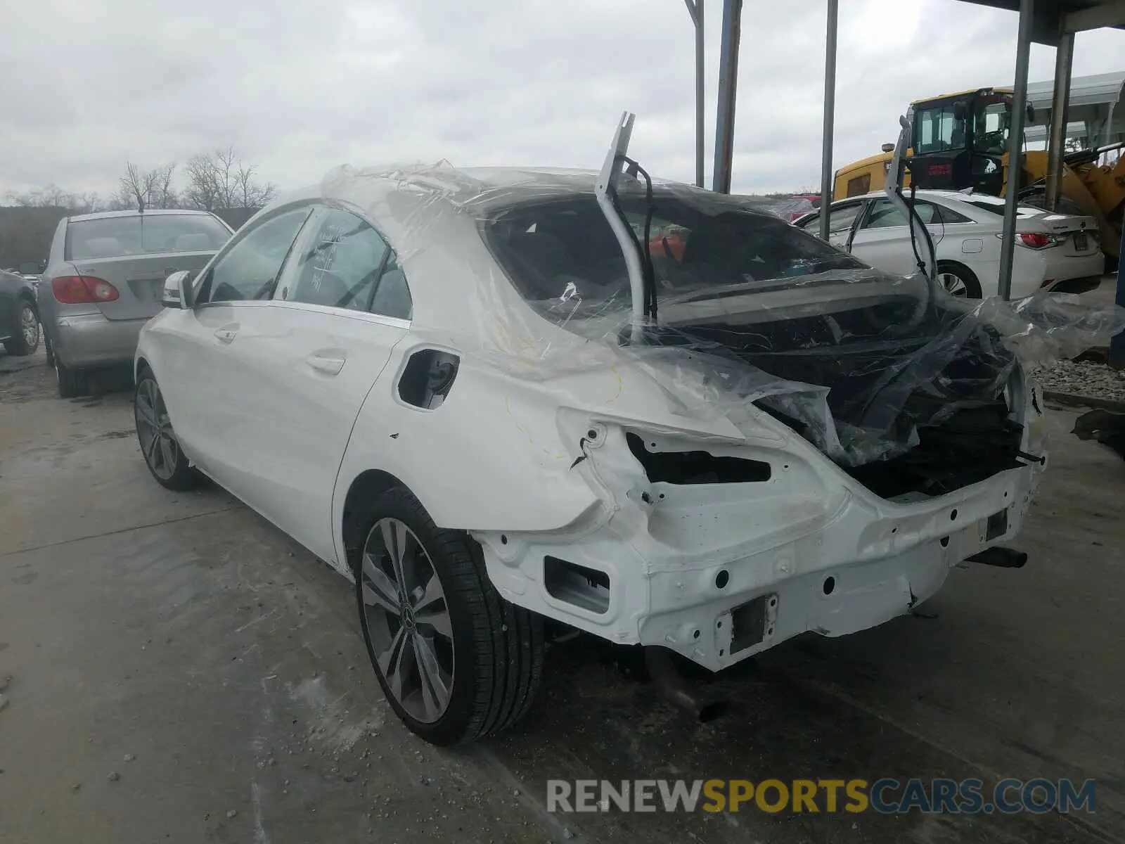 3 Photograph of a damaged car WDDSJ4EB1KN705151 MERCEDES-BENZ C CLASS 2019