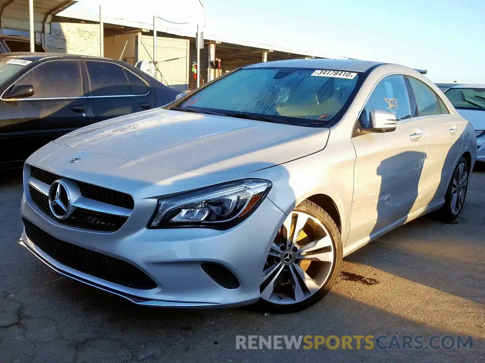 2 Photograph of a damaged car WDDSJ4EB1KN717624 MERCEDES-BENZ C CLASS 2019