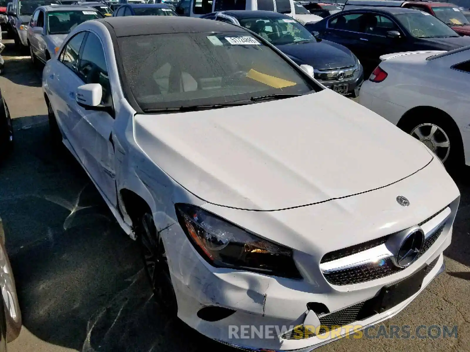 1 Photograph of a damaged car WDDSJ4EB3KN698929 MERCEDES-BENZ C CLASS 2019