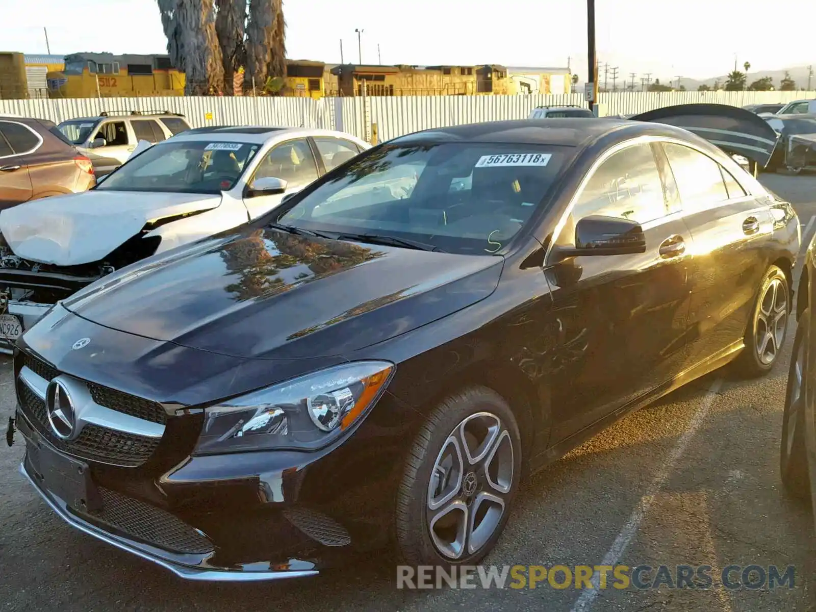 2 Photograph of a damaged car WDDSJ4EB3KN699854 MERCEDES-BENZ C CLASS 2019