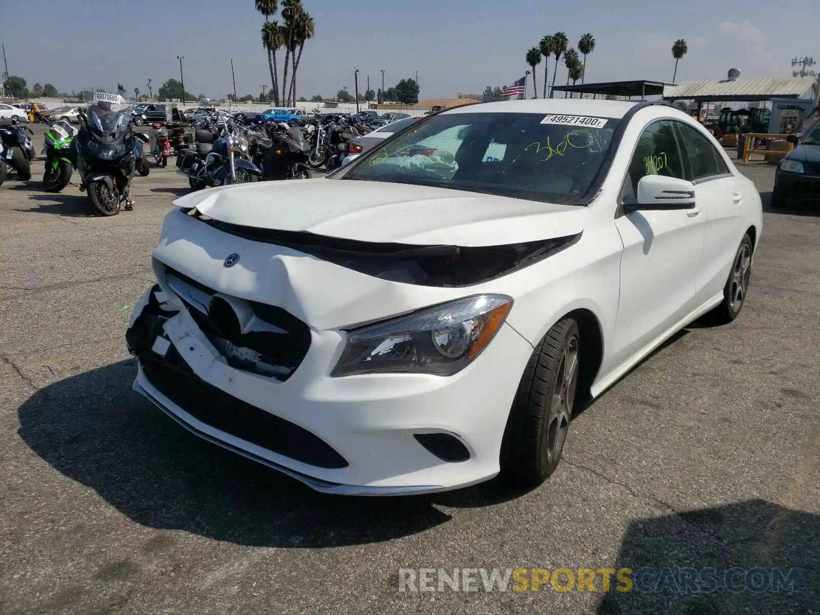 2 Photograph of a damaged car WDDSJ4EB3KN738359 MERCEDES-BENZ C CLASS 2019